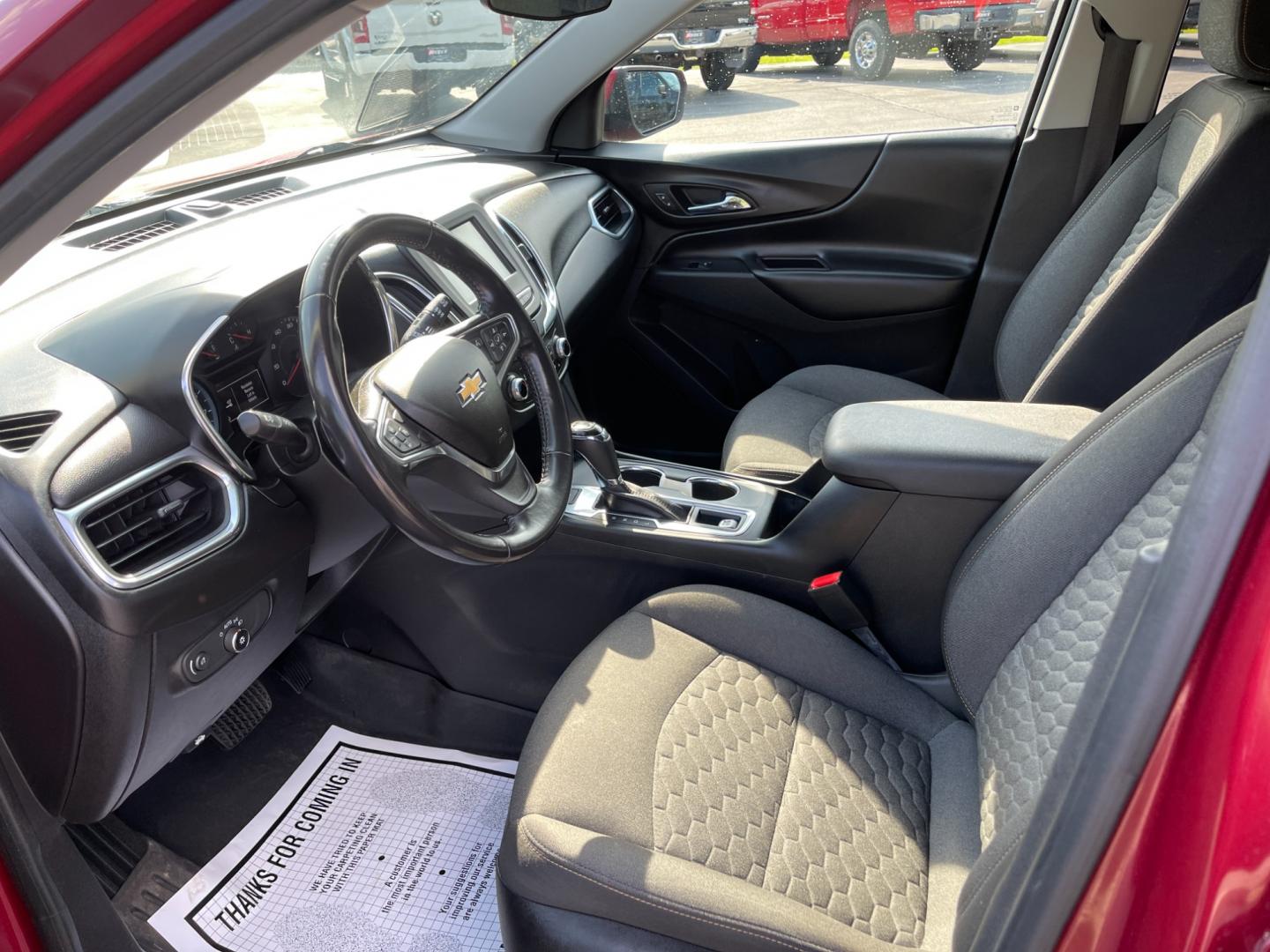 2018 Red /Black Chevrolet Equinox LT AWD (2GNAXSEV2J6) with an 1.5L I4 DOHC 16V TURBO engine, 6-Speed Automatic transmission, located at 11115 Chardon Rd. , Chardon, OH, 44024, (440) 214-9705, 41.580246, -81.241943 - This 2018 Chevrolet Equinox LT AWD with a 1.5L EcoTec Turbocharged engine and 6-speed automatic transmission offers a balanced blend of performance and fuel efficiency with a 30 MPG highway rating. This compact SUV is well-equipped for safety and convenience, featuring blind spot monitoring, rear cr - Photo#15